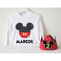Camiseta y Corona "Mickey...